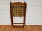 Scandinavian Fabric and Teak Folding Chair, 1960s 8