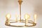 Vintage Bauhaus German Brass Ceiling Lamp, 1930s, Image 10