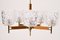 Brass & Glass Chandelier by Rupert Nikoll, 1950s 3