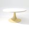 French Round White Tulip Coffee Table from Grosfillex, 1960s 1
