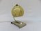 Art Deco German Brass, Glass, and Anodized Aluminum Table Lamps, Set of 2, Image 9