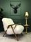 Art Deco Sheepskin Armchair by Tatra Nabytok 1