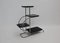Vintage Art Deco Chrome Plating and Wood Side Table by Emile Guyot, Image 3