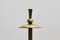 Mid-Century Beech and Brass Floor Lamp, Image 8