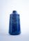 Dark Blue Half 'n' Half Ceramic Vase by Tal Batit, 2018 2