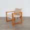 Diana Sessel aus Holz & Leinwand von Karin Mobring für Ikea, 1970er 3