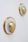Mid-Century Modern French Brass Sconces, Set of 2 5