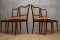 Italian Beech and Brass Dining Chairs, 1950s, Set of 4 5