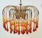 Italian Murano Glass Drop Chandelier, 1968 18