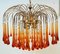 Italian Murano Glass Drop Chandelier, 1968 13