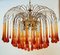 Italian Murano Glass Drop Chandelier, 1968 17