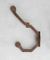 Art Deco French Cast Iron Wall Hooks, 1930s, Set of 3, Image 1