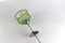 Art Deco French Green Glass Ceiling Lamp, 1930s, Image 11