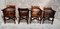Antique Oak Desk Chairs, 1901, Set of 4 2