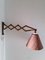Vintage Fabric and Teak Sconce, 1970s 3