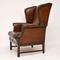 Vintage Leather Armchair, 1930s, Image 4