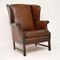 Vintage Leather Armchair, 1930s 7