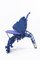 Set of Italian Modern Iron and Textile Garden Chairs by Spazzapan, 1990s, Image 5