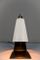 Lámpara de mesa de metal y cromo de JT Kalmar, años 60, Imagen 8