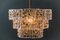 German Brass and Glass Chandelier from Kinkeldey, 1960s, Image 2