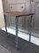 Industrial Beech and Iron Console Table, 1960s, Image 3
