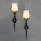 Mid-Century French Brass and Metal Sconces, 1960s, Set of 2, Image 6