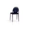 Balzaretti Chair in Purpurschwarz mit Moiré-Muster von Daniel Nikolovski & Danu Chirinciuc für KABINET, 2019 2