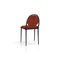 Terracotta Mohair Balzaretti Chair by Daniel Nikolovski & Danu Chirinciuc for KABINET 2