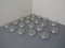 Space Age Ice Glass Wall Lights from Hoffmeister Leuchten, 1970s, Set of 4 13