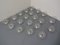 Space Age Ice Glass Wall Lights from Hoffmeister Leuchten, 1970s, Set of 4 9
