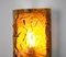 Amber Glass Wall Lights from Vitrika, 1960s, Set of 2, Image 9