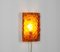 Amber Glass Wall Lights from Vitrika, 1960s, Set of 2, Image 3