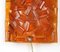 Amber Glass Wall Lights from Vitrika, 1960s, Set of 2 10