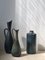 Blue Stoneware Vases by Carl-Harry Stålhane & Gunnar Nylund for Rörstrand, 1950s, Set of 3 1