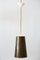 Mid-Century German Brass Pendant Lamp from Bochumer Lampenfabrik, 1950s 1