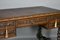 Antique French Carved Oak Writing Desk Table, 1870s 14