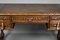 Antique French Carved Oak Writing Desk Table, 1870s 13