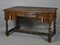 Antique French Carved Oak Writing Desk Table, 1870s 16