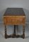 Antique French Carved Oak Writing Desk Table, 1870s 12