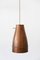 Mid Century Modern German Copper Pendant Lamp, 1950s, Image 4