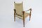 Leather & Oak Safari Chair by Wilhelm Kienzle & Klint Kaare for Wohnbedarf, 1950s, Image 2