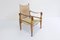 Leather & Oak Safari Chair by Wilhelm Kienzle & Klint Kaare for Wohnbedarf, 1950s 4