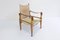 Leather & Oak Safari Chair by Wilhelm Kienzle & Klint Kaare for Wohnbedarf, 1950s, Image 4