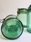 French Colored Glass Jars from Durfor, 1920s, Set of 3 4