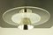 Italian Aluminum, Metal & Murano Glass Flushmount Ceiling Lamp, 1970s 3