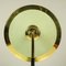 Mid-Century German Brass & Glass Reading Lamp, 1950s, Image 6