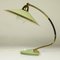 Mid-Century German Brass & Glass Reading Lamp, 1950s 1