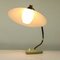 Lampe de Lecture Mid-Century en Laiton & Verre, Allemagne, 1950s 3