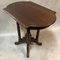 Antique French Mahogany Side Table, Image 2