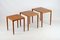 Danish Teak Nesting Tables by E. W. Bach for Møbelfarikken Toften, 1960s 2